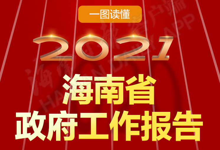 一圖讀懂2021年海南省政府工作報告